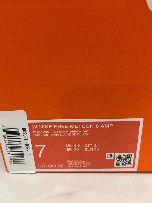 👟 Modèle : Nike Free Metcon 6 📏 Taille : 38 2