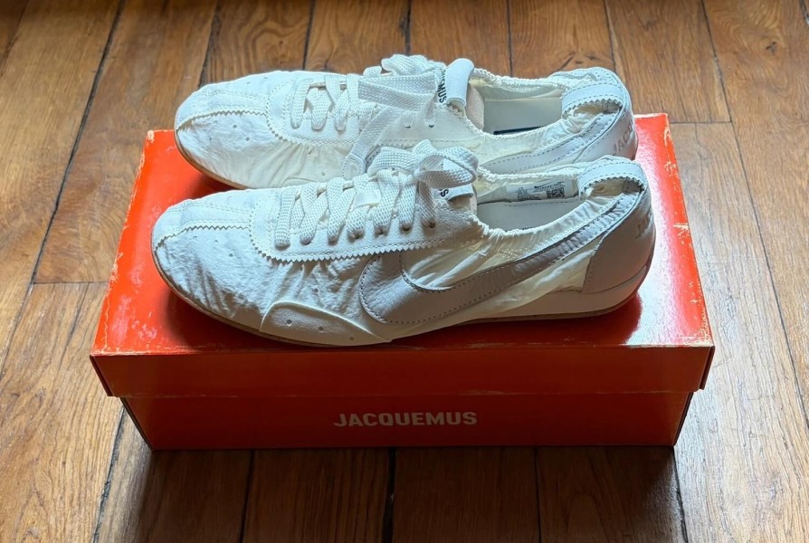 Nike jacquemus moon shoe sp white cream soft pearl blanc 42