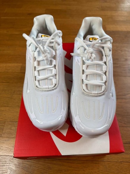 Nike air max Plus TN blanche tuned air sneakers triple white taille 43 neuve