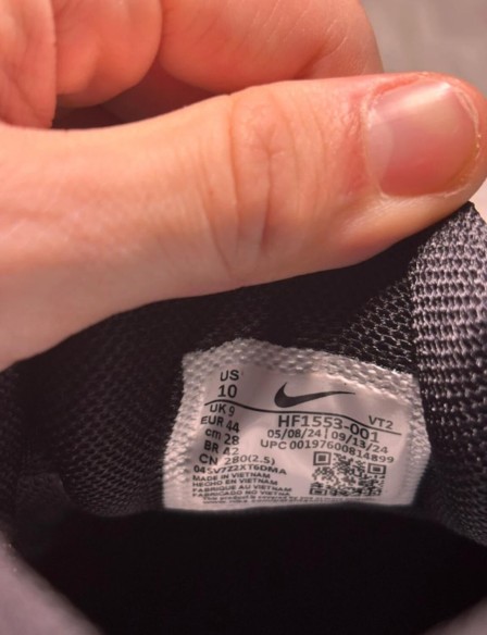 Nike Vomero 5 black anthracite taille 44