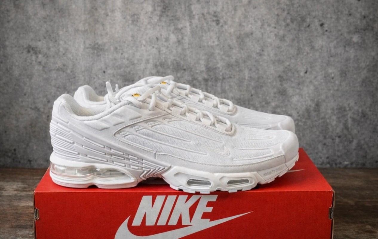 Nike air max plus 3 TN triple white 42 2