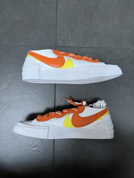 Nike Blazer Low sac White Magma Orange