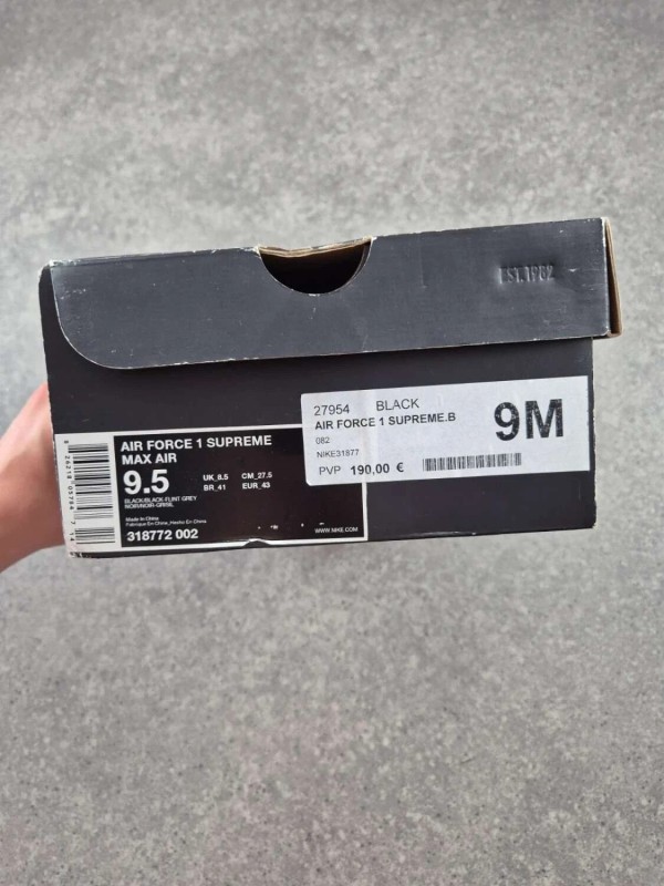 Nike air force One Supreme bird nest taille 43 2