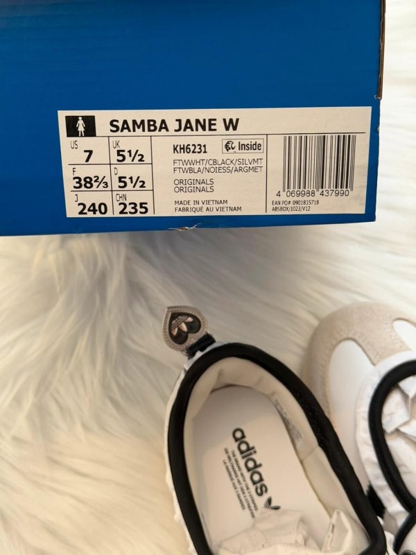 Samba Jane frill pack ruffle black white - 38,5 2