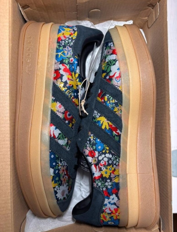 adidas gazelle bold liberty london floral taille 40 2/3 2