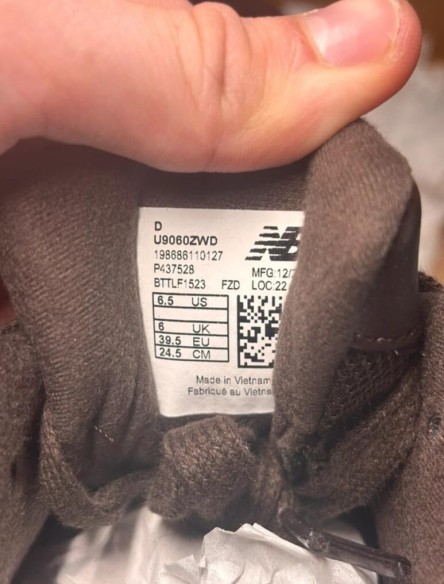 New Balance 9060 marron brown zalando exclu taille 39,5