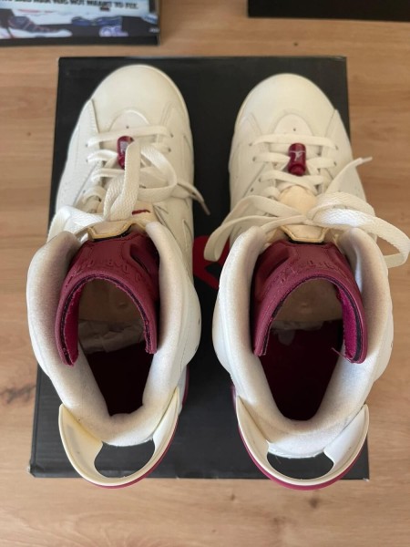 Jordan 6 VI Retro maroon (2015) taille 42 comme neuve