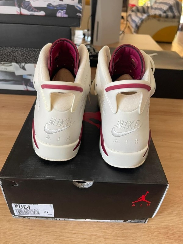 Jordan 6 VI Retro maroon (2015) taille 42 comme neuve 2