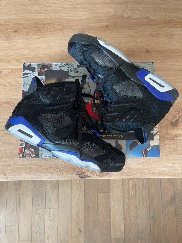 Jordan 6 VI Retro Social Status Pony Hair Purple taille 42 comme neuve