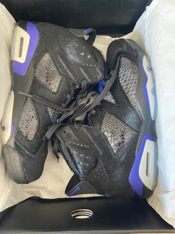 Jordan 6 VI Retro Social Status Pony Hair Purple taille 42 comme neuve 2