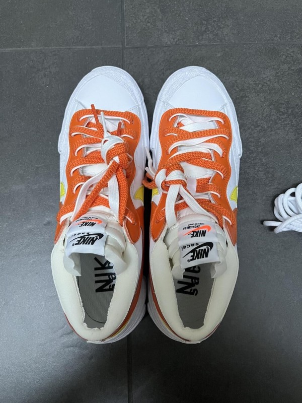 Nike Blazer Low sac White Magma Orange 2