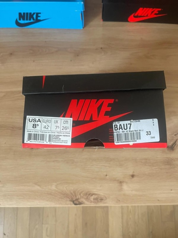 Jordan 1 Retro flyknit bred taille 42 comme neuve 2