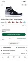 Jordan 1 retro flyknit shadow grey taille 42 comme neuve