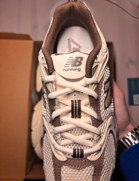 New Balance 530 turtle dove mushroom marron beige taille 38