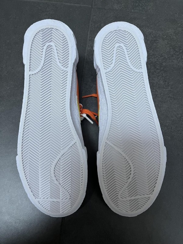 Nike Blazer Low sac White Magma Orange 2