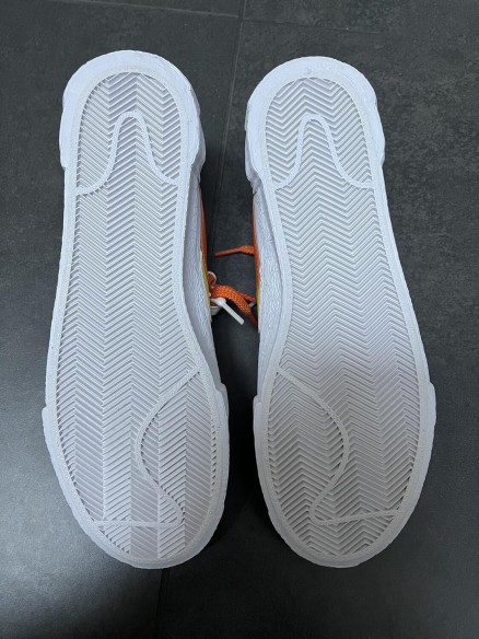 Nike Blazer Low sac White Magma Orange