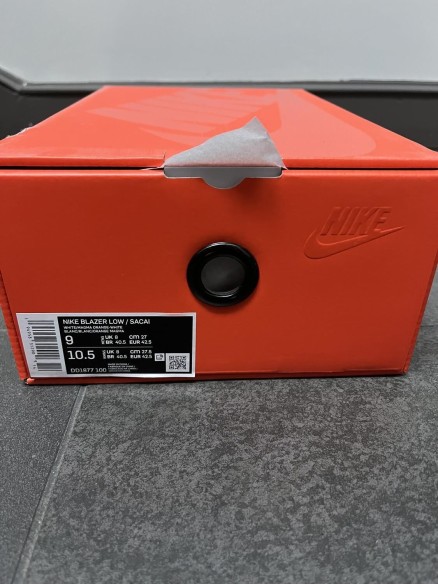 Nike Blazer Low sac White Magma Orange
