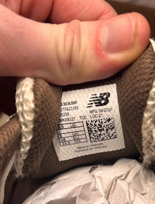 New Balance 530 turtle dove mushroom marron beige taille 38 2