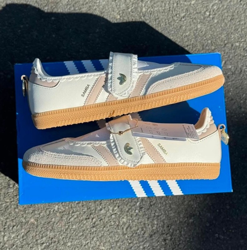 Adidas samba jane ruffle beige limited edition - neuf - 40 2/3 2