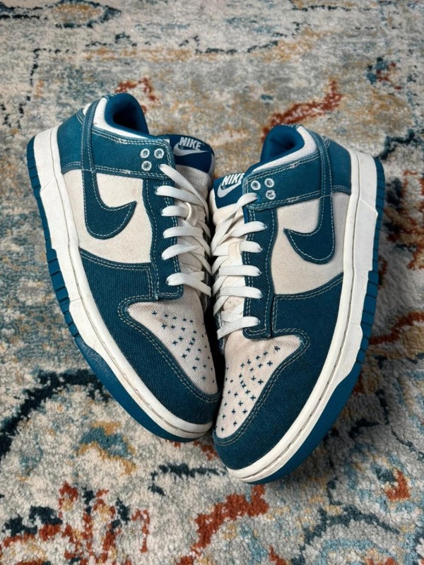 Nike dunk low denim blue