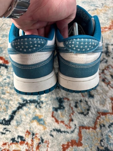 Nike dunk low denim blue