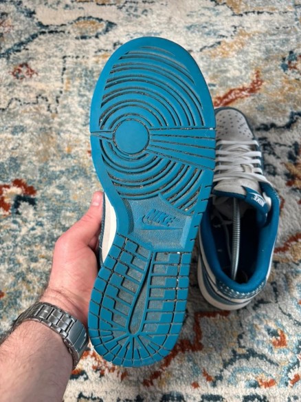 Nike dunk low denim blue