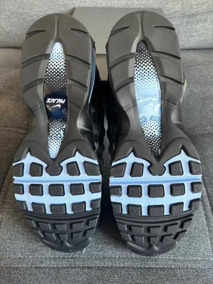 Nike air max 95 x Palace - black/Metallic silver 44