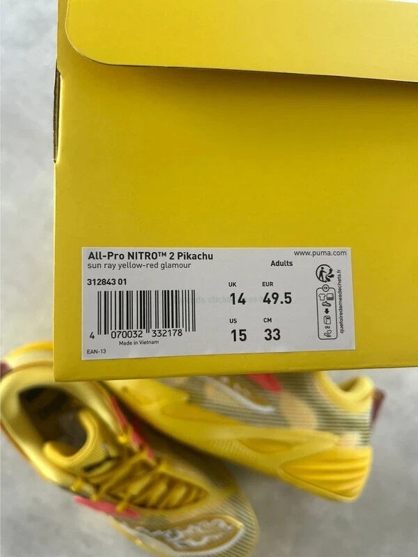 Puma all pro nitro 2 pokemon Pikachu 2