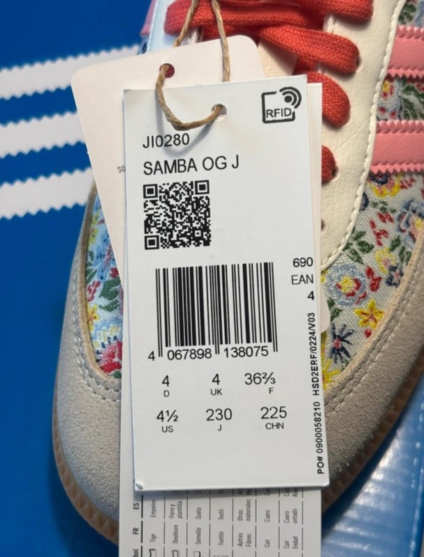 adidas samba og x Liberty London floral embroidery taille 36,5 2