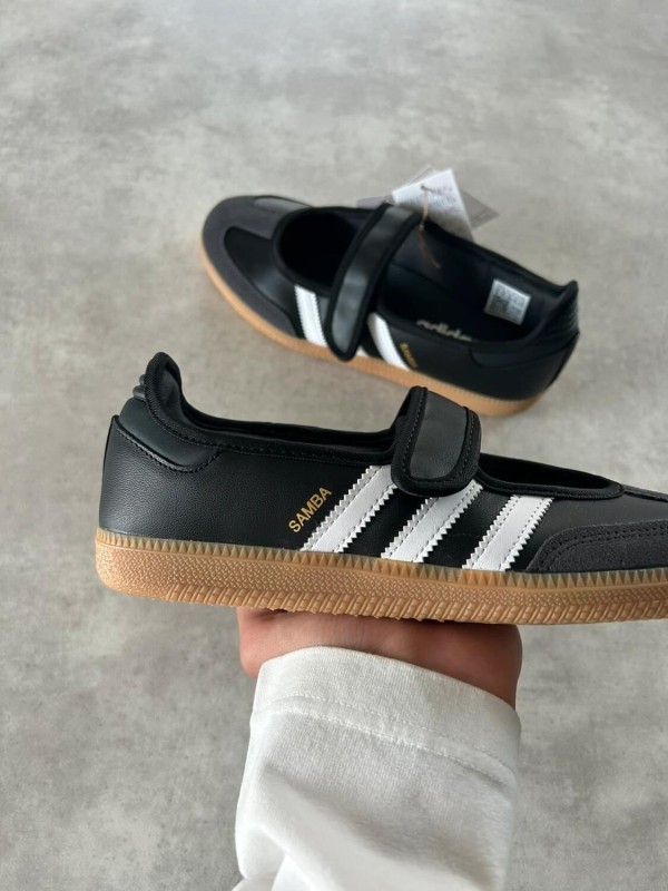 Adidas samba Jane core black carbon white stripes 2