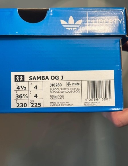 adidas samba og x Liberty London floral embroidery taille 36,5