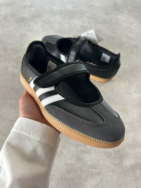 Adidas samba Jane core black carbon white stripes