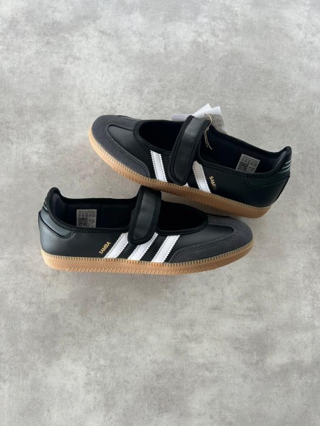 Adidas samba Jane core black carbon white stripes