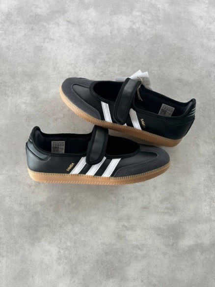 Adidas samba Jane core black carbon white stripes