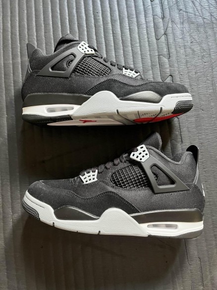 Jordan 4 Retro SE Black Canvas