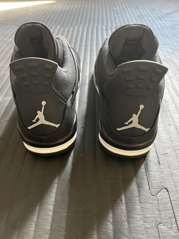 Jordan 4 Retro SE Black Canvas 2