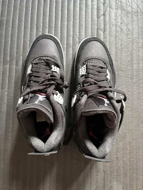 Jordan 4 Retro SE Black Canvas 2