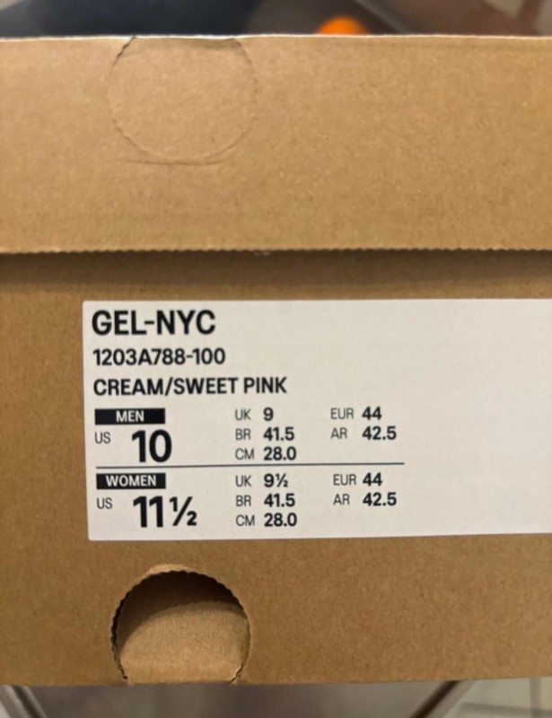 Asics gel nyc sweet pink taille 44 2