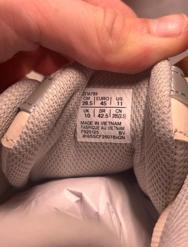 Asics gel nyc cream oyster grey taille 45 2