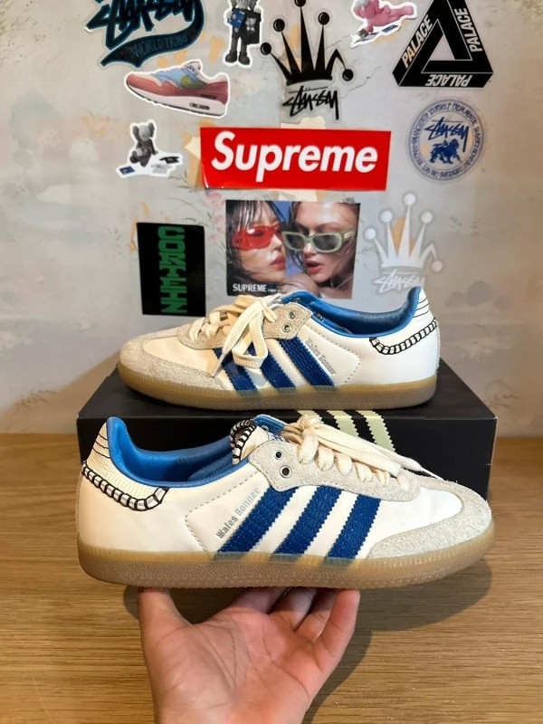 Adidas Wales Bonner Samba beige blue