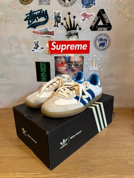 Adidas Wales Bonner Samba beige blue