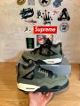 Jordan 4 Undefeated green / vert