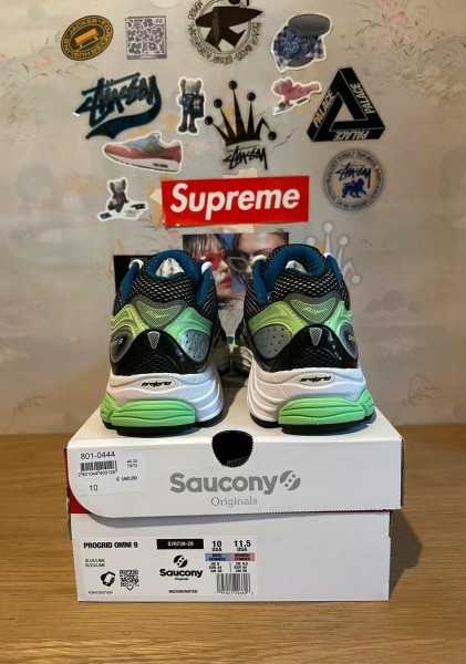 Saucony Progrid Omni 9 blue lime / bleu vert