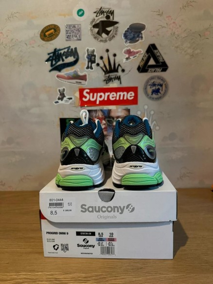 Saucony Progrid omni 9 blue lime
