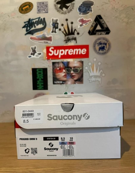 Saucony Progrid omni 9 blue lime