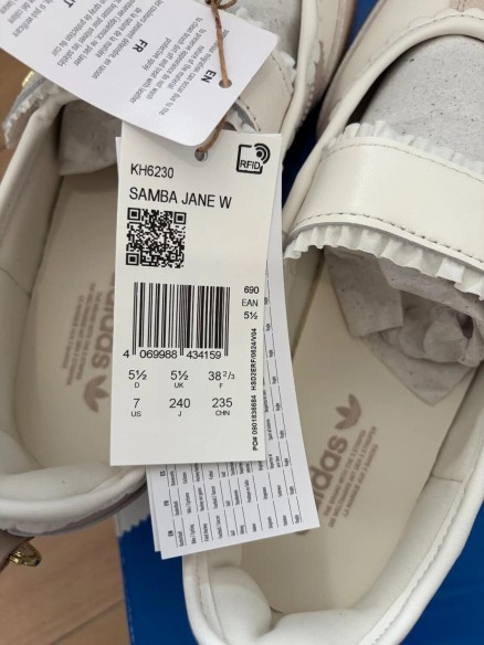 adidas originals samba jane beige 38 2/3