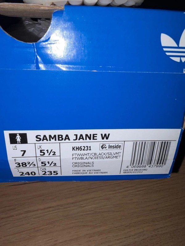 adidas jane black 38 2/3 2