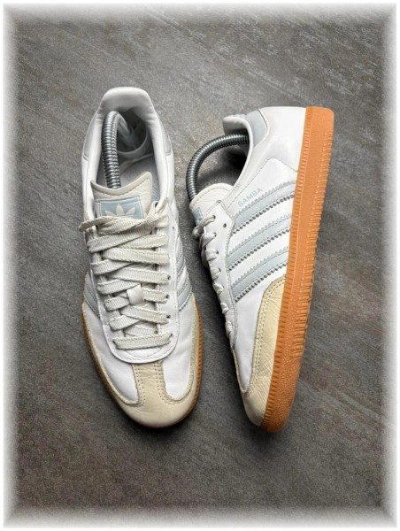 adidas samba white / grey - taille 38