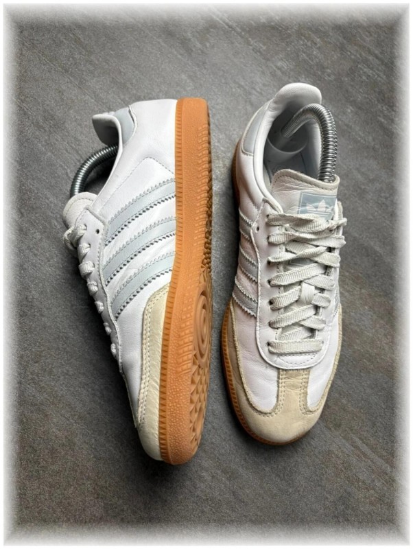 adidas samba white / grey - taille 38 2