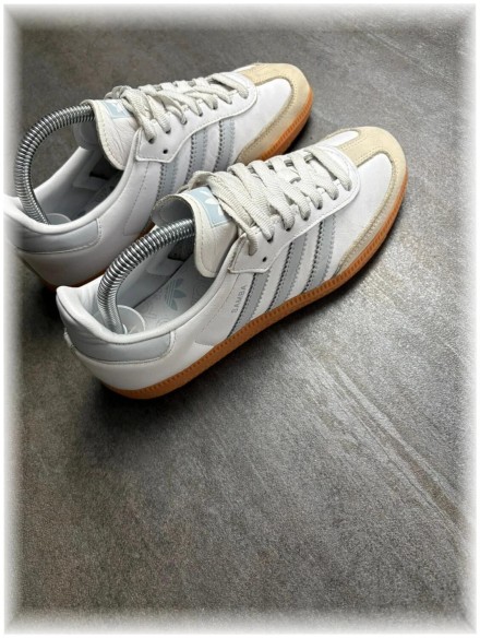 adidas samba white / grey - taille 38